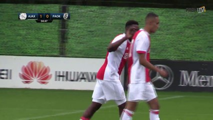 1-0 Noussair Mazraoui AMAZING Goal - AFC Ajax 1-0 PAOK - 15.07.2017