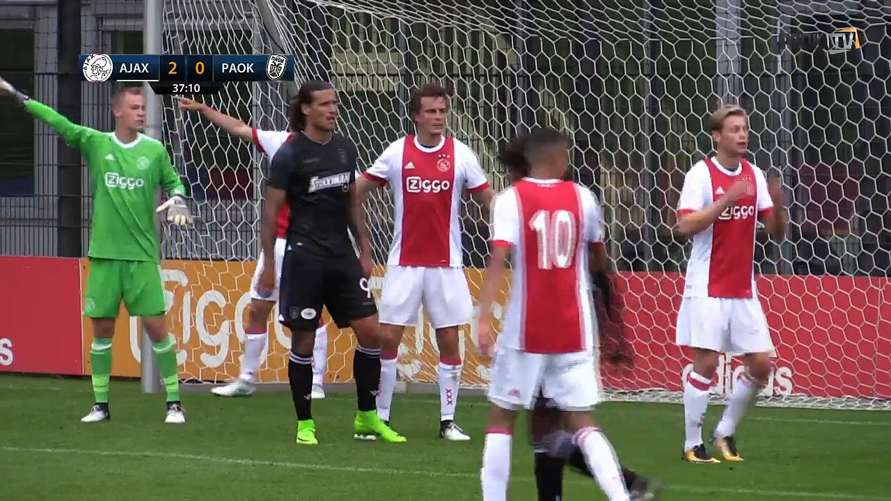 2-1 Το γκολ του Φερνάρντο Βαρέλα - Άγιαξ 2-1 ΠΑΟΚ - 15.07.2017