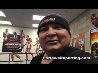 trainer ramirez on josesito lopez sparring chris arreola
