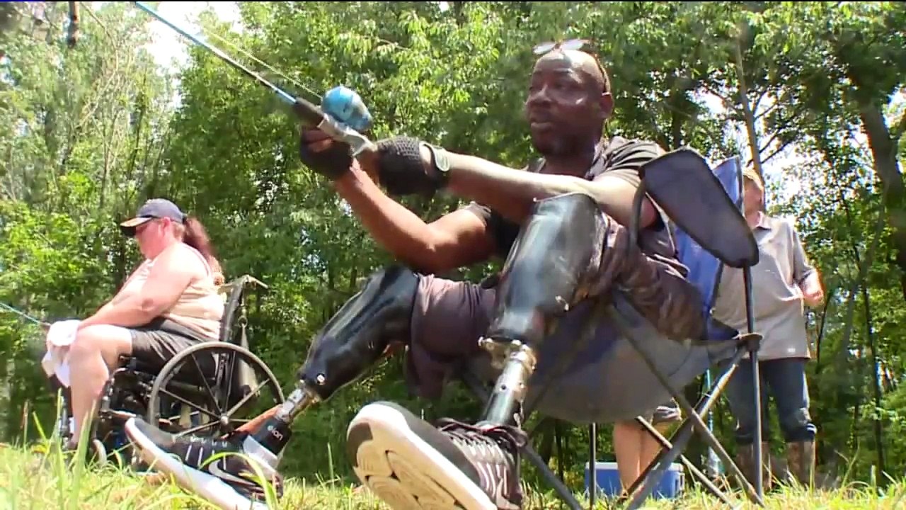 `It Takes My Mind Off All My Problems:` Disabled Veterans Go on Fishing Trip