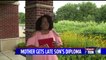 Mom Receives Late Son's High School Diploma