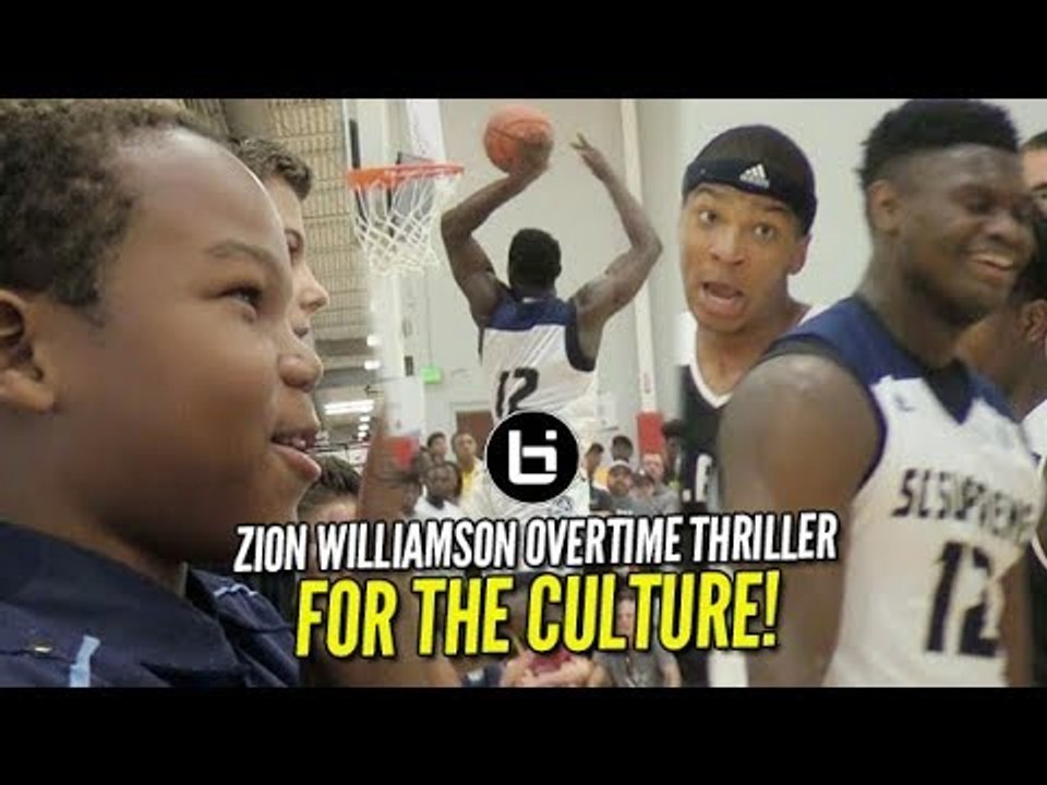 Zion Williamson Overtime THRILLER vs Notre Dame Commit: Standing Room ONLY!