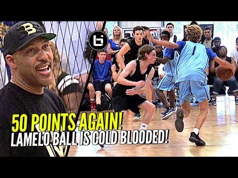 LaMelo Ball 51 Points vs LEGIT Australian Team!! Big Ballers vs San Antonio Spurs of AAU Basketball.