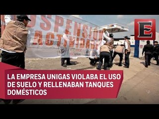 Suspenden dos gaseras en Azcapotzalco por irregularidades