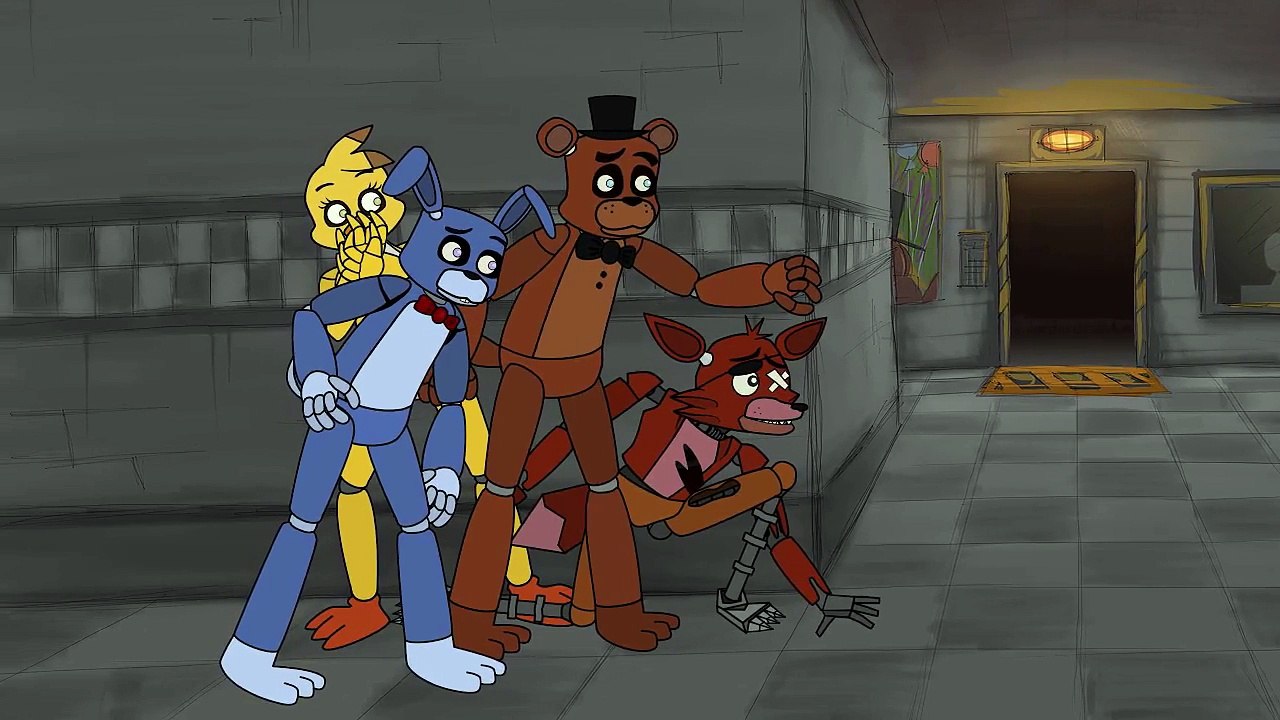 На 5 ночи пять ночей у фредди с хордом мультик по фнаф fnaf freddys | реакция