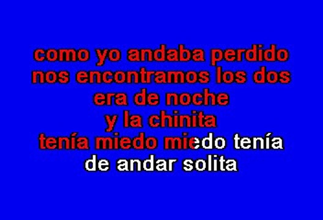 Popular - En un bosque de la China (Karaoke)