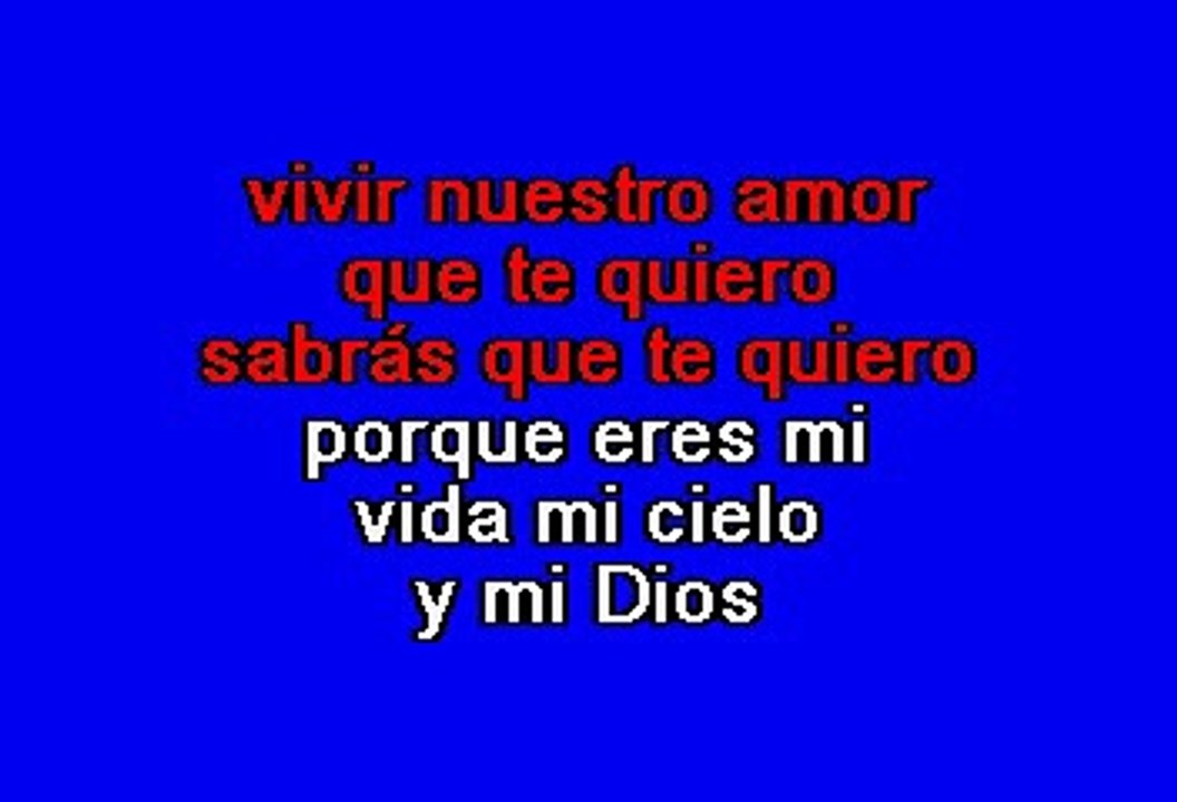 Raul Show Moreno - Sabras Que Te Quiero (Karaoke)