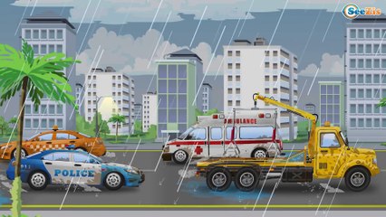 Monster Truck Chase | Monster Trucks Kids Car Cartoon | Real Trucks For Children