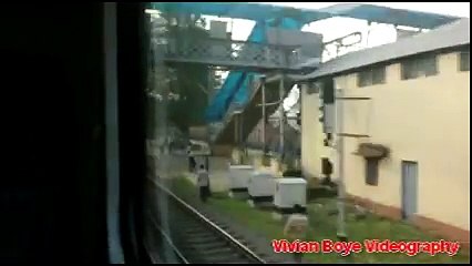 Double Decker's Upper Deck View - Passing Panagarh  at 110 KMPH