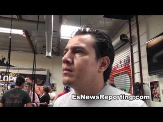 Eddie Renoso Saul Canelo Alvarez Trainer taks martinez vs chavez