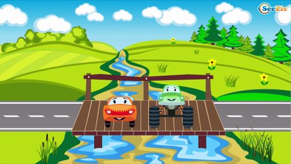 English episodes compilation Cars for kids - The Yellow Excavator - Car Videos CV - Power Wheels PW