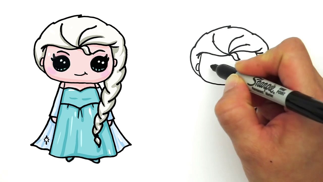 Y Canal Sorteo dibujo de congelado cómo princesas para fun2draw Disney cuidadores Elsa