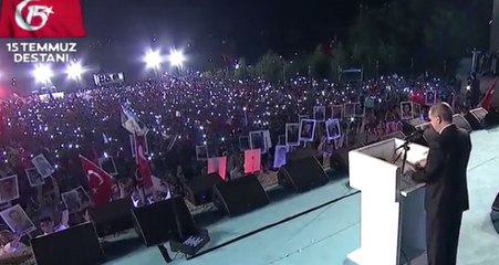 Cumhurbaşkanı Erdoğan TBMM önündeki Törende Konuştu: Ey Feto, Senin Gideceğin Yer Var mı?