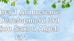 download  Algebra 1 An Incremental Development 3rd Edition  Saxon Algebra 1 4d7fe8d9