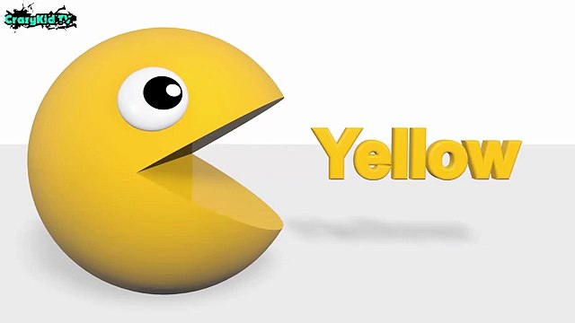 Learning Colors For Children With Pacman & McQueen Cars Trucks Toy - Learn Colour For Kids