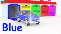 Learning Colors For Children With  Cars Trucks Toys & McQueen Garage - Learn Color For Kids