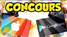 CONCOURS UNE CARTE ITUNES OU GOOGLEPLAY DE 15€