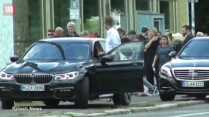 Legs for daze! Charlize Theron shows mile-high pins in Berlin