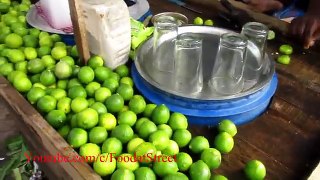 Indian Street Food of Kolkata - Nimbu Pani (Lime Water) HEALTHY STREET DRINK