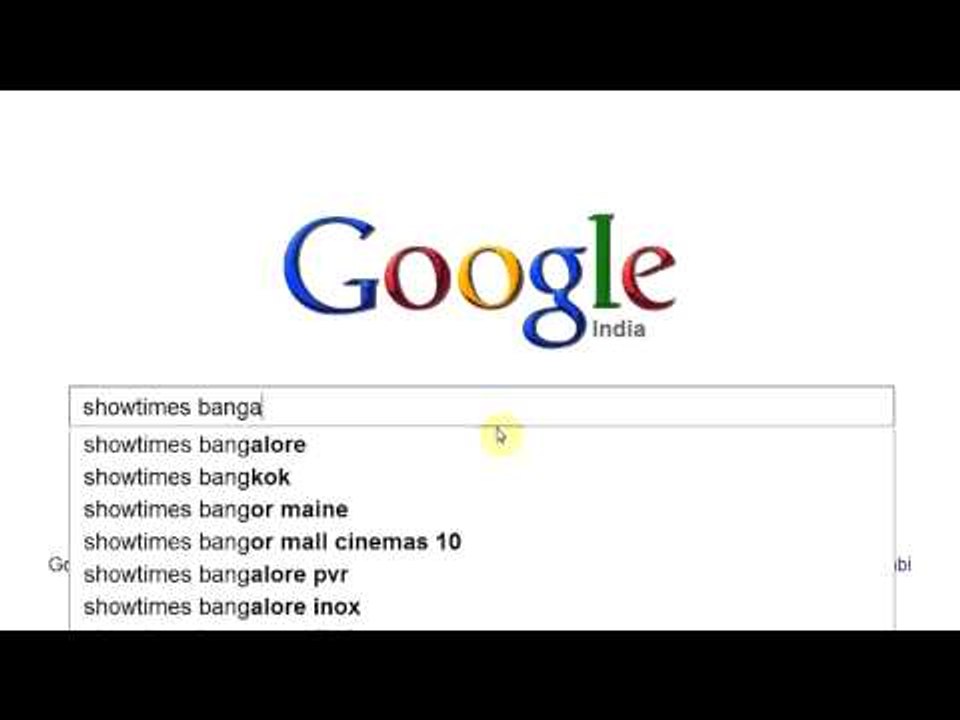 Google Search Tip 23 - Showtimes