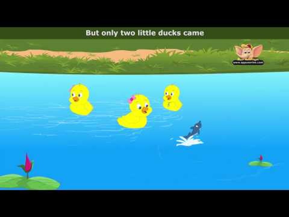 Five Little Ducks - Nursery Rhyme & Karaoke Ver...