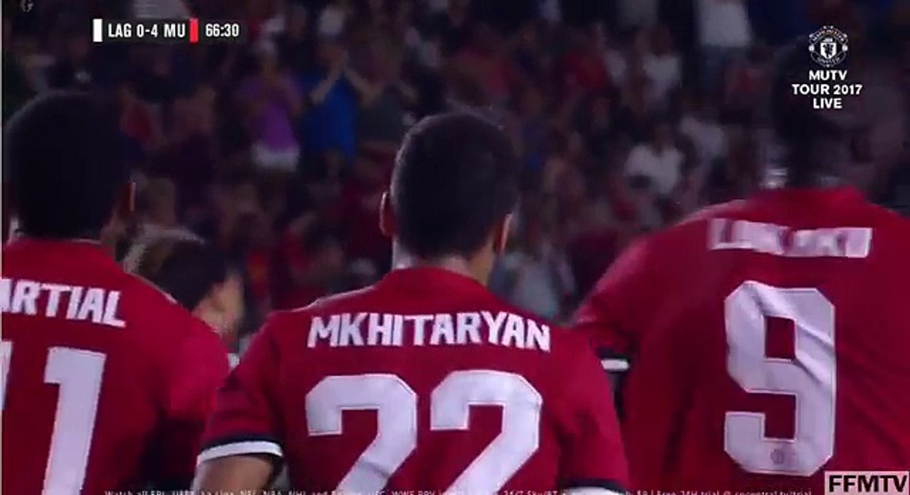 Mkhitaryan Goal - LA Galaxy vs Manchester United 0-4