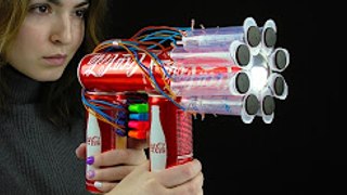 How to Make Powerful Minigun from Coca Cola
