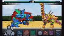 Batalla dinosaurio campo lucha Juegos robot de terminador tirano saurio Rex ganar dino