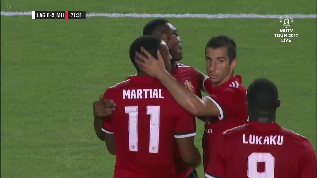 Anthony Martial Goal HD - LA Galaxy 0 - 5 Manchester United - 16.07.2017 (Full Replay)