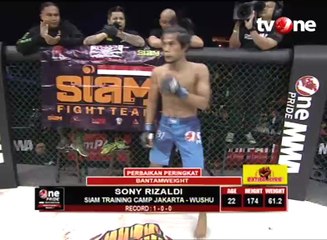 One Pride MMA Bantam Weight, Jefri Arianto U VS Sony Rizaldi