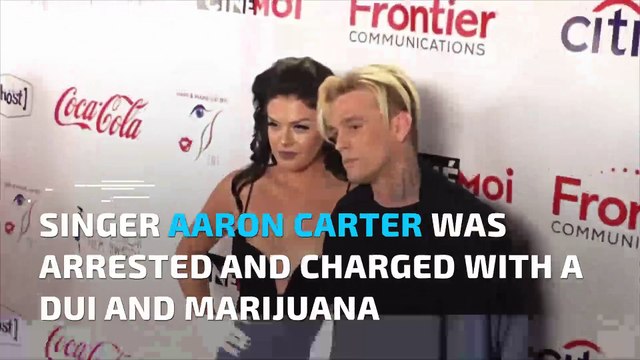 Singer Aaron Carter arrested for DUI and marijuana possession