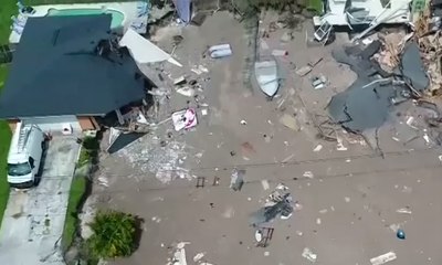 Tanah Ambles di Florida Membentuk Lubang Besar