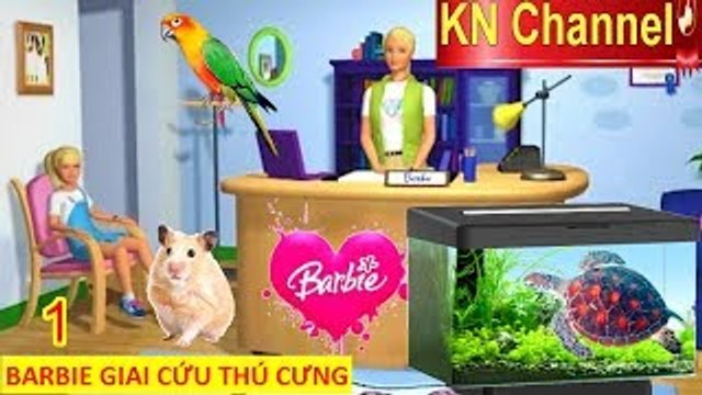BARBIE GIẢI CỨU ĐỘNG VẬT THÚ CƯNG tập 1 | Trò chơi trẻ em yêu quý động vật