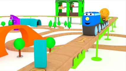 Entrainer apprendre les couleurs et les formes avec dino le dinosaure et marc le