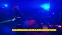 Bouches-du-Rhône : les pompiers ont combattu les flammes toute la nuit