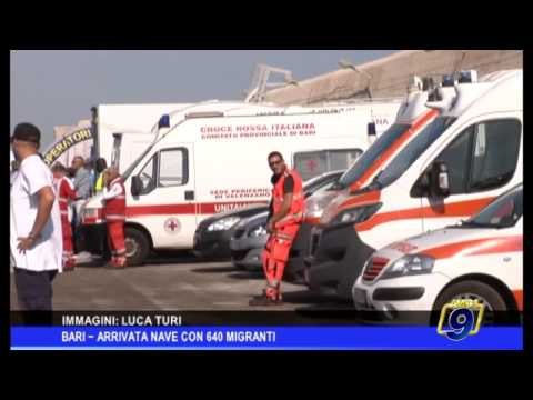 Bari | Arrivata nave con 640 migranti