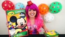 Libro Casa Club para colorear lápices de colores Margarita pato gigante ratón página el Mickey |