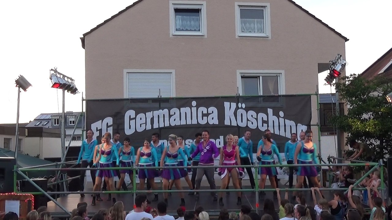 24. Köschinger Bürgerfest 2017 - Showtanz Gr.Garde - FG Germanica Kösching e.V.