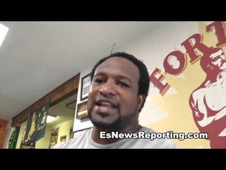 Lamon Brewster has advice for a boxer