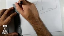 Un et un à un un à comment dessiner Ravenne à simple étape par étape 3d