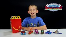 2016 SKYLANDERS SUPERCHARGERS SET OF 6 McDONALDS HAPPY MEAL TOYS VIDEO REVIEW by FASTFOODT