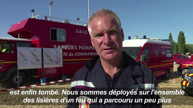L'incendie de Saint-Cannat stabilisé après une nuit intense