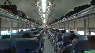 Luxerous inside of Dhumketu Express Train (Dhaka to Rajshahi)  of Bangladesh Railway