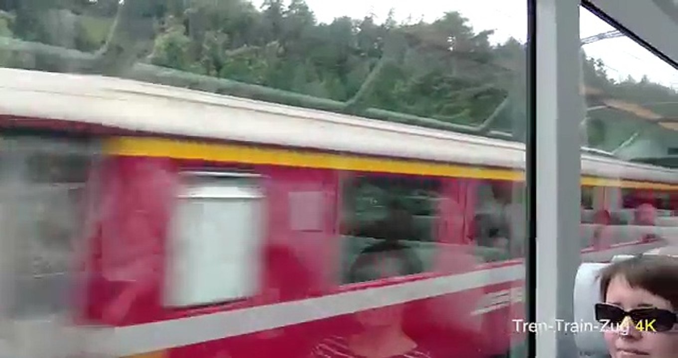 4K Aboard the Glacier Express, from Chur to Zermatt.