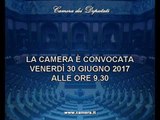Roma - Camera - 17^ Legislatura - 824^ seduta (30.06.17)