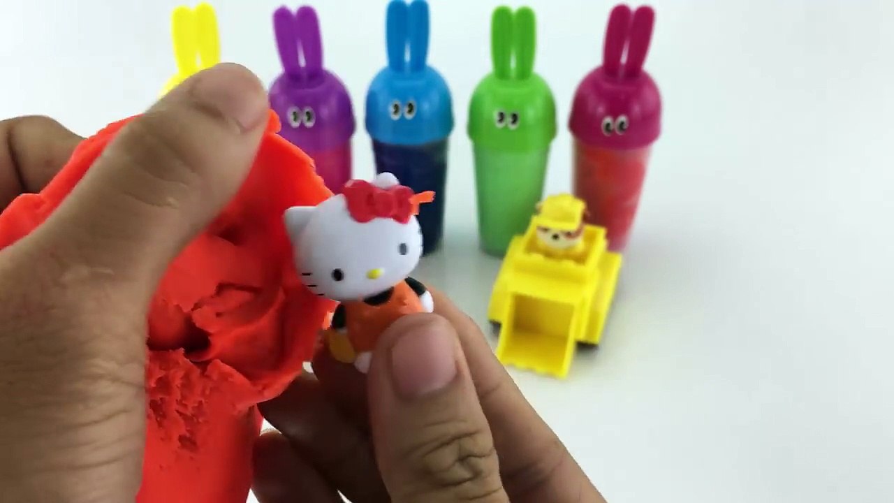 En colère oiseau les couleurs Oeuf ponton Apprendre moule patrouille patte jouer lapin vase avec Surprise doh spid