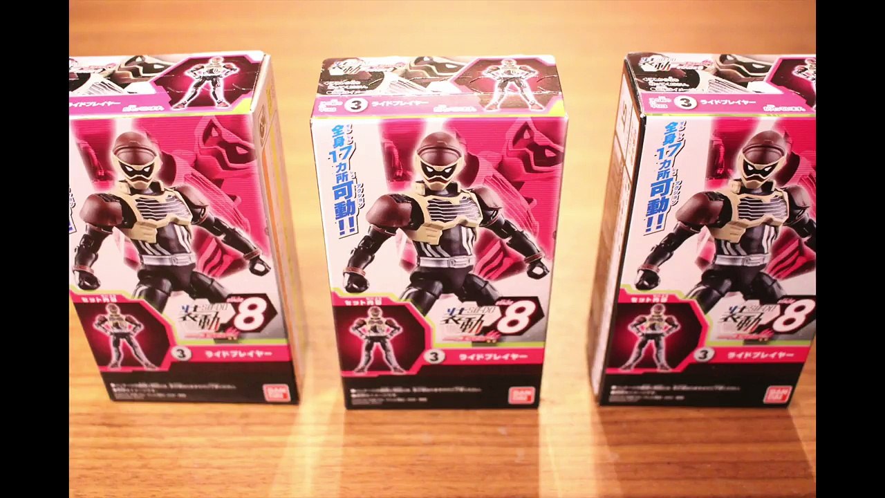 仮面ライダークロノスのポーズ攻撃を再現！ライドプレイヤーも！食玩 装動 stage8 仮面ライダーエグゼイド ストップモーション kamen rider ex-aid stop motion
