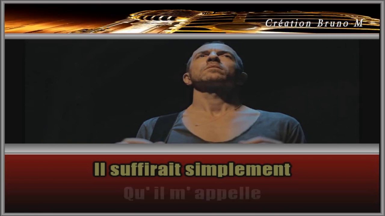 Calogero - Si seulement je pouvais lui manquer KARAOKE / INSTRUMENTAL