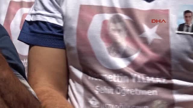 Gümüşhane Şehit Öğretmen Necmettin Yılmaz Son Yolcuğuna Uğurlanıyor