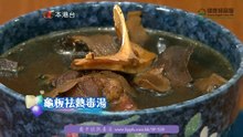 龜甲祛熱毒湯 -- 電視節目中阿 Man 介紹明火煲煮香港保健湯水